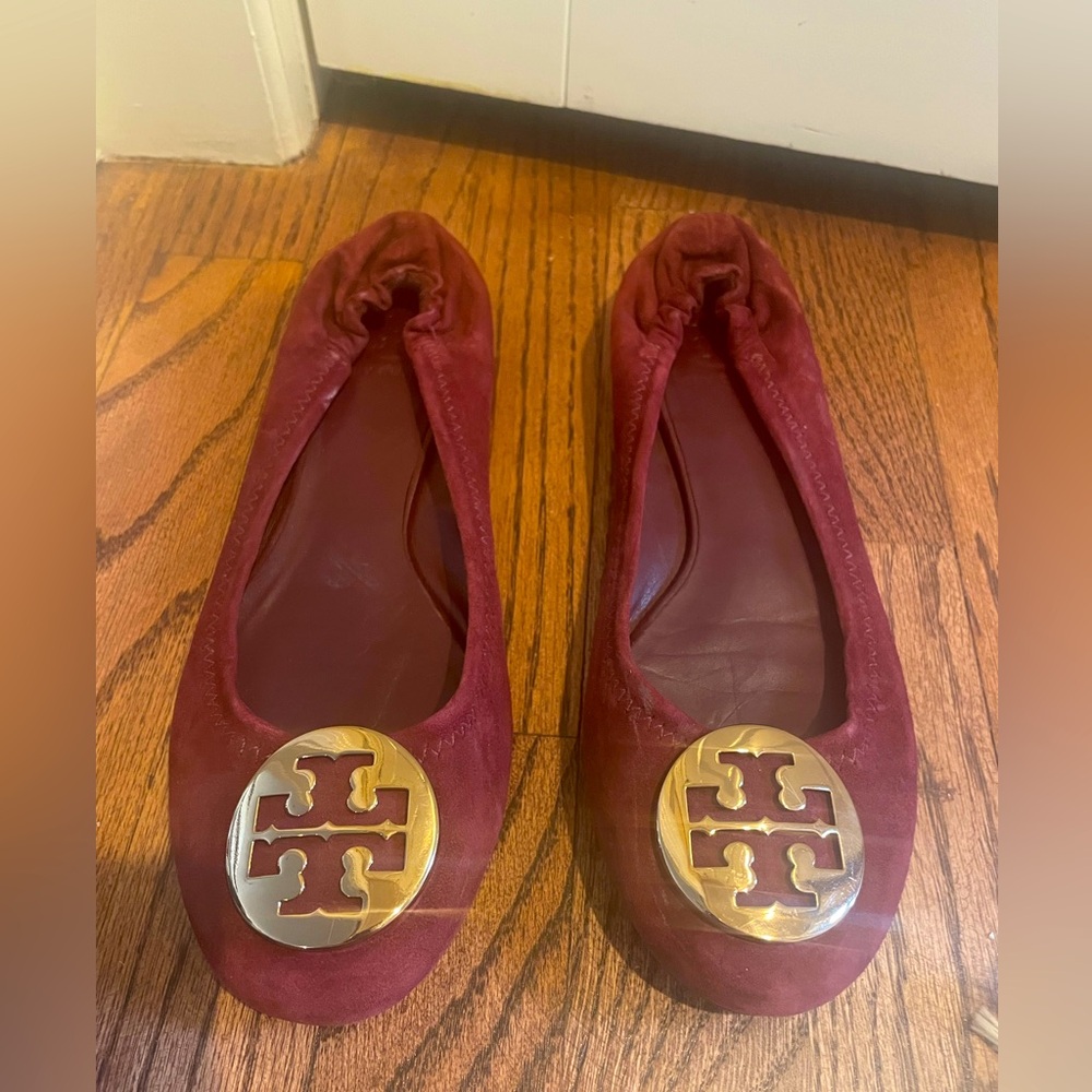 Tory Burch Suede Ballet Flats